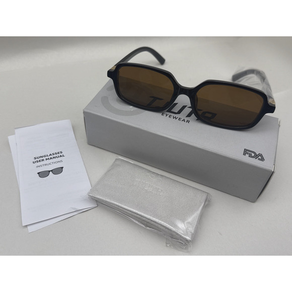 Trendy Small Rectangle Sunglasses for Women Men, Retro Vintage 90s Style *READ.. - Picture 1 of 13